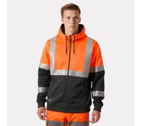 Workwear Helly Hansen Men's Addvis Class 1 Full Zip Hoodie - Hh Workwear Orange XS