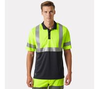 Workwear Helly Hansen Men's Addvis Class 1 Uv Protect Polo Shirt - Hh Workwear Yellow XL