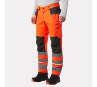 Helly Hansen Workwear Uc-Me Construction Pant Cl2 (Hi Vis Red/ebony) (C72)