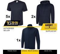 Workwear Pack 2 x Hoodie, 5 x T-Shirt, 1 x Soft Shell Jacket Kit Uniforms Lot