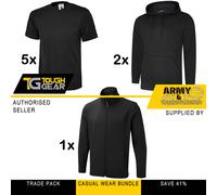 Workwear Pack 2 x Hoodie, 5 x T-Shirt, 1 x Soft Shell Jacket Kit Uniforms Lot