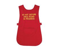 Workwear World 'Drug Round in Progress' Embroidered Medical Care Home Tabard