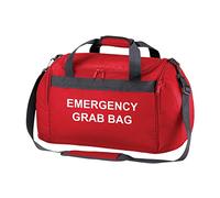 Workwear World Emergency Grab Bag Printed Home Evacuation & Car Winter Safety Kit Compact Holdall Bag