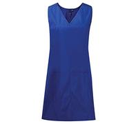 Workwear World Lightweight Waterproof Dog, Cat & Pet Grooming Salon Groomer Wrap Around Apron Tunic (Royal Blue, L/XL)