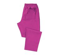 Workwear World Unisex Lightweight Medical Doctors Work Wear Deep Pink Hospital Scrub Trousers (L)