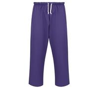 Workwear World Unisex Medical Hospital Doctors Scrub Trousers Bottoms (UK, Alpha, 3XL, Regular, Extra Long, Purple)