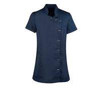 Workwear World WW182 Jemy Oriental Beauty Tunic Uniform for Massage Therapist Nail Salon Spa (20, Navy)