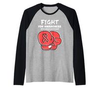 World Aids Day Fight for Awareness December 1st Raglan Baseball Tee