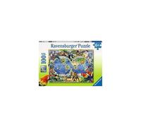 World Animals Puzzle - RAVENSBURGER - 100 pieces - XXL Pieces