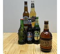 World Beer Gift Set - Six International Beers from Around the Globe, Premium Mixed Beer Selection
