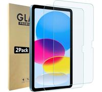 World biz 2 Pack Screen Protector for iPad (A16) 11th Generation 2025/ iPad 10th Generation 10.9 Inch 2022, 9H Hardness Tempered Glass Film Guard for iPad 10 Screen Protector - Clear