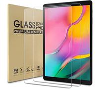 World Biz [2-Pack] Screen Protector for Samsung Galaxy Tab A 10.1 2019 SM-T515/T510, Tempered Glass [Shatterproof] [Bubble Free] [High Definition] [Scratch Proof]