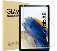 World biz 2 Pack Screen Protector for Samsung Galaxy Tab A8 10.5" 2021 (SM-X200 SM-X205), 9H Hardness Tempered Glass Film Easy Installation, HD Clear, Scratch-resistant Tablet A8 10.5