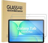 World biz 2 Pack Screen Protector for Samsung Galaxy Tab S10 FE Plus/S10 FE+ 2025 (13.1 Inch), 9H Hardness Tempered Glass Film Easy Installation, HD Clear, Scratch-resistant Tablet S10fe+
