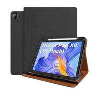 World biz Case for for Honor Pad X8 10.1" 2022, Premium Leather Business Cover Multi-Angle Viewing with Pocket & Pencil Holder, Auto Sleep/Wake, Honor Pad X8 (Black)