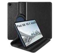 World biz Case for HONOR Pad X8 10.1" 2022, 360 Degree Rotation Protective Stand Leather Folio Cover, Auto Wake/Sleep, Rotating Case for Honor Pad X8 (Black)
