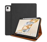 World biz Case for Honor Pad X9a 11.5-inch 2025 Tablet Cover, Premium Leather Business Cover Multi-Angle Viewing with Pocket & Pencil Holder, Auto Sleep/Wake, Honor Pad X9a (Black)