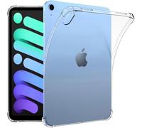 World biz Clear Case for iPad Mini 7th (A17 Pro) 2024 / Mini 6th Generation 8.3" 2021, Slim & Lightweight Soft TPU Anti-Scratch Back with Shockproof Impact Resistant Raised Edge Mini Case