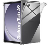 World biz Clear Case for Samsung Galaxy Tab A9 8.7 Inch (2023), Flexible Transparent Soft Bumper TPU Reinforced Corner, Shockproof Cover Tab A9 8.7''
