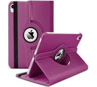 World biz Rotating Case for iPad (A16) 11th/10th Generation 2025 (11 inch)/2022 (10.9 inch) 360 Degree Rotating Leather Folio Case Protective Stand Cover, Auto Wake Sleep (Purple)