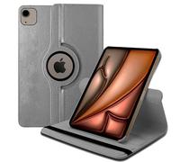 World biz Rotating Case for iPad Air 13-Inch M2 (2024) A2898 / A2899 / A2900, 360 Degree Rotation Smart Protective Stand Cover, Auto Wake/Sleep, iPad Air 13 (Grey)