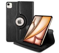 World biz Rotating Case for iPad Air 13-Inch M2 (2024) A2898 / A2899 / A2900, 360 Degree Rotation Smart Protective Stand Cover, Auto Wake/Sleep, iPad Air 13 (Black)