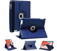 World Biz Rotating Case for iPad Mini 1, Mini 2 and mini 3-7.9" (2012, 2013, 2014) 360° Rotation Shockproof PU Leather Book Flip Folio Protection Cover With Auto Sleep/Wake (Navy)