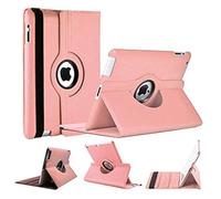 World biz Rotating Case for iPad Mini 4 Mini 5 (7.9'') iPad Mini4 (2015) iPad Mini5 (2019) 360 Degree Rotation Stand Shockproof Protective Cover With Auto Sleep Wake Function (Rose Gold)