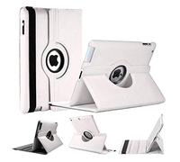 World biz Rotating Case for iPad Mini 4 Mini 5 (7.9'') iPad Mini4 (2015) iPad Mini5 (2019) 360 Degree Rotation Stand Shockproof Protective Cover With Auto Sleep Wake Function (White)