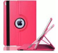 World Biz Rotating Case for iPad Pro 12.9" (1st / 2nd Generation, 2015-2017) Shockproof PU Leather Book Style Flip Folio 360° Rotation Protection Cover With Auto Sleep/Wake (Pink)
