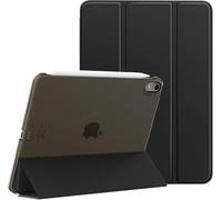 World biz Smart Case for iPad Air 11 inch (2024) M2, iPad Air 6th Generation, PU Leather Slim Stand Translucent Back Shell Cover with Auto Wake/Sleep iPad Air 11'' (Black)