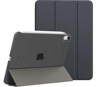 World biz Smart Case for iPad Air 11 inch (2024) M2, iPad Air 6th Generation, PU Leather Slim Stand Translucent Back Shell Cover with Auto Wake/Sleep iPad Air 11'' (Grey)