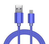 World biz USB C Charger Cable, 3M USB to USB C Cable, Braided USB A to USB C Phone Charger Cable for iPhone 15 (Standard Charging), Samsung S22/S21, Hua-wei, Pixel, i-Pad, Switch,More (Blue)