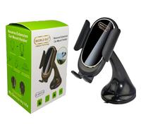 World bizCar Phone Holder, 360° Rotation Car Phone Mount for Dashboard/Windscreen, Strong Suction, One Button Release, Fits iPhone 4.0''-7.0'' Phones