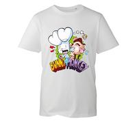 World Book Day 2025 Cute Bunny Birthday Gift T-Shirt Boys Girls Monkey Funny Comic Story Angry Characters Unisex Kids Adults Tee Top (White, M)