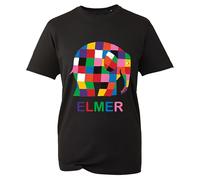 World Book Day 2025 Rainbow Elephant Birthday Gift T-Shirt Boys Girls Funny Comic Character Unisex Kids Adlts Tee Tops (Black, XL)