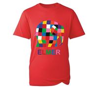 World Book Day 2025 Rainbow Elephant Birthday Gift T-Shirt Boys Girls Funny Comic Character Unisex Kids Adlts Tee Tops (Red, M)