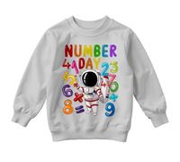 World Book Day Boys and Girls Math Equation National Numeracy Number Day Maths Day Ideas Jumper Sweatshirt for Kids #ND 3-4 Years Sports Grey