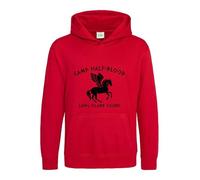 World Book Day Personalised Elmer Hoodie Funny Rainbow Elephant Birthday Gift pullover Boy Comic Character Unisex Kids Adults Hood(S, Red)