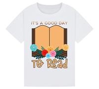 World Book Day T-Shirt for Book Lovers - Perfect for Celebrating Reading with a Stylish Tee for Adults and Children White S