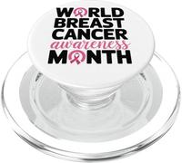 World Breast Cancer Awareness Month Design PopSockets PopGrip for MagSafe