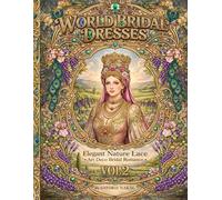 World Bridal Dresses Vol.2: Elegant Nature Lace - Art Deco Bridal Romance Coloring Book for Adults (World Bridal Dresses Coloring Book Series)