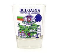 World By Shotglass Bulgaria EU Series Landmarks and Icons Shot Glass