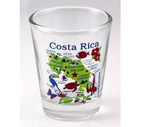 World By Shotglass Costa Rica Map Shot Glass