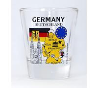 World By Shotglass Germany EU Series Landmarks and Icons Shot Glass