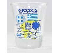 World By Shotglass Greece EU Series Landmarks and Icons Shot Glass