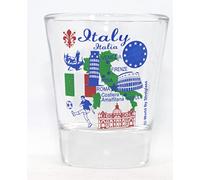 World By Shotglass Italy EU Series Landmarks and Icons Shot Glass