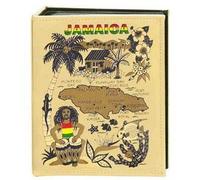 World By Shotglass Jamaica Embossed Photo Album 100 Photos / 4x6 [Kitchen]