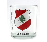 World By Shotglass Lebanon Shot Glass