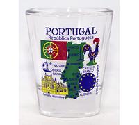 World By Shotglass Portugal EU Series Landmarks and Icons Shot Glass